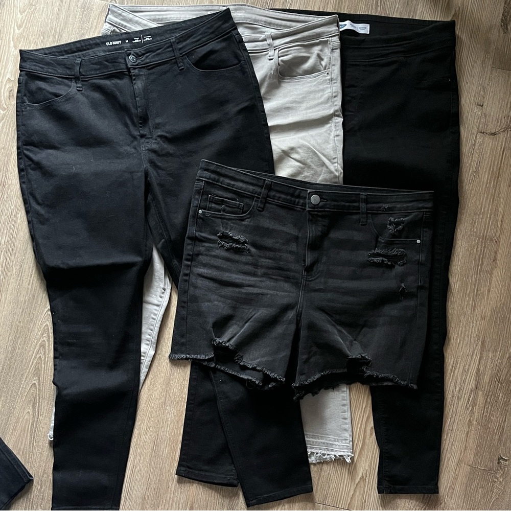 Size 16 Old Navy Jeans Jeggings Shorts